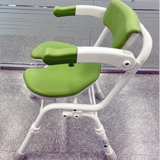 환자용 접이식 경량 목욕의자 어르신 목욕용 높이조절 샤워의자 노인 장기요양 복지용구 실버용품 요양등급 어르신용품, 그린 (와이드), 노인장기요양등급 할인구매(본인부담금 9%), 그린, 1개