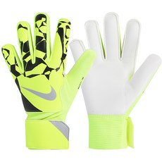 나이키 MATCH JR.OLDER KID'S GOALKEEPER FOOTBALL GLOVES 유소년용 골키퍼 장갑, 1개, Volt+Black+Metallic Silver
