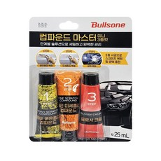 광택복원 3스텝 컴파운드 광택제 각 25ml 3개 불스원 _ 260608EA bli828jF, 본상품선택