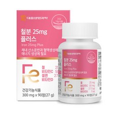 대웅생명과학 철분90정 1박스, 90정, 1개