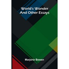 (영문도서)World's Wonder And Other Essays Paperback, Alpha Edition, English, 9789373056661