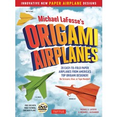 (영문도서)Michael Lafosse's Origami Airplanes: 28 Easy-To-Fold Paper Airplanes from Americ... Paperback, Tuttle Publishing, English, 9784805313602