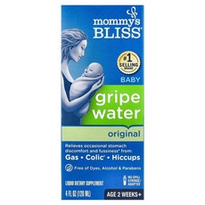 마미스블리스 그라이프 워터 오리지널 생후 2주 이후 120ml(4fl oz), 1개, 120ml