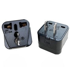 萬用轉接插頭 WD-21 3轉2插頭 冷氣轉換插座, 1個, 1口