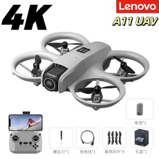 레노버 XT808 A11 리모컨 WIFI 드론 트루 GPS 8K 카메라 RC 쿼드콥터 장애물 회피 HD 듀얼 FPV 선물, 01 A11 UAV 4K Drone