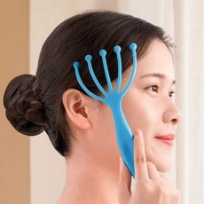구슬 두피 마사지기 두피마사지빗, 혼합색상(색상), 1개