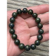 天然高檔藍銅礦10.5 mm手珠, 1個