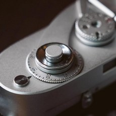 카메라 액세서리용 미니 황동 화이트 구리 셔터 릴리즈 버튼, 1개, 5. C