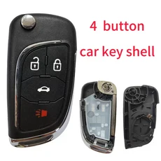 쿠쿠스토어 뷰익 오펠 복스홀 아스트라 J 코르사 인시그니아 자피라 C 2009-201 JXKEY 개조형 리모트 키 31, 01 Shell-4BT, 03 No logo