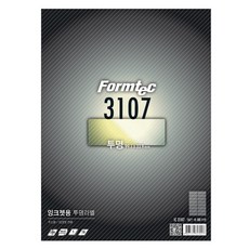 폼텍 IC-3107 잉크젯전용 투명 라벨지 5매 99.1x33.9