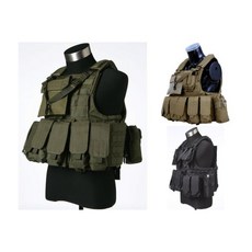 JHS金和勝生存遊戲專賣 海陸偵搜 CIRAS LAND 戰術背心 5085 綠色，耐磨舒適，模組化設計, 1個