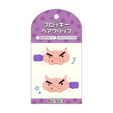 크레용 신짱 플로키 헤어 클립 부리부리자에몽