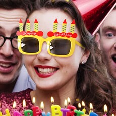 썬글라스 생일파티 케익양초모양 선글라스