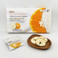 제주 탐나는 감귤 초코 화이트 크림, 120g, 1박스