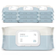 데일리워터 간편한장 물걸레 청소포 특대형 캡형 25매, 10개