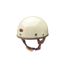 【Gear Base 吉兒基地】現貨 EVO 安全帽 1/2 半罩 復古帽 手工車 瓜皮帽 半月帽 碗公帽 CA019, 象牙白