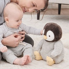 뽀뽀해주는 펭귄 인형 아기 선물 부드러운 촉감 노래하는 동물인형, 펭귄키시