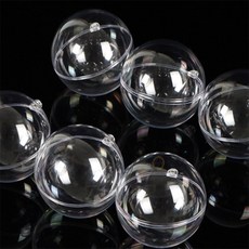 서담스토어 투명볼 6p 8cm 모빌장식