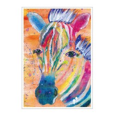 1000 RAINY THE ZEBRA (51 73.5cm) 개 지그 소 퍼즐 (사바나에 사는 친절한 얼룩말), 1개