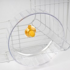 쳇바퀴 햄스터 투명 소동물운동용품 다람쥐챗바퀴 투명휠바_WFJHI2T, 본상품