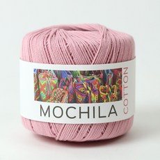 [앵콜스] (10+1) 모칠라코튼 50g 가방소품 뜨개실, 1개, 43 인디핑크(낱볼)