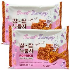 찹쌀 누룽지 츄러스맛, 2개, 300g