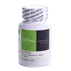 DaVinci Laboratories 葉黃素素食膠囊 10mg, 1罐, 60顆, 1罐