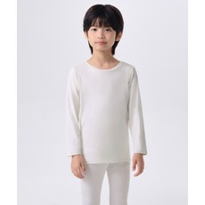 무신사 스탠다드 MUSINSA STANDARD KIDS 크루 넥 티셔츠_이너 웨어 [크림] MKBUTBZ01-CR 370982