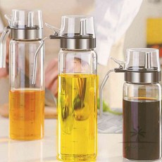 일헌 내열유리 오일 소스병 유리오일병, 원터치 300ml