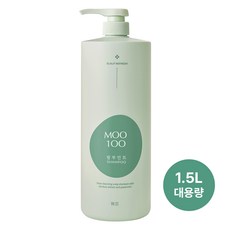 (대용량샴푸) 무백 밤부민트샴푸 지성두피 딥클렌징 저자극 약산성 쿨링샴푸, 1개, 1.5L