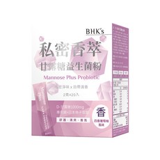 BHK's 私密香萃 甘露糖益生菌粉 D-甘露糖1000mg 百香葡萄柚風味, 1個