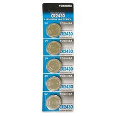 도시바 코인건전지 CR2430, 1개입, 5개