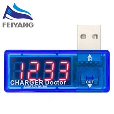휴대용 미니 전류 및 전압 검출기 충전기 디지털 디스플레이 1 개 핫 미니 USB 전원 전류 전압 측정기 전자 부품 액세서리 소스