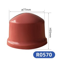 공압인쇄기 실리콘패드 헤드 원통형 스탬핑기계 생산패드 공압패드, R0570, 기본 색상