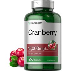 Horbaach Cranberry 호르바흐 크랜베리 15000mg 250캡슐, 상품선택, 1개, 250정