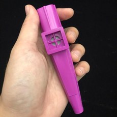 Dunlop Kazoo 塑膠鴨子笛 - 白毛猴樂器 美國製, 1個, 紫