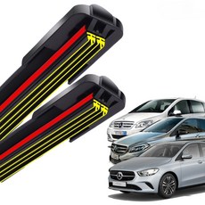 1+1 벤츠 B클래스 전차종 순정 호환형 초밀착 와이퍼 윈도우 브러쉬 와이퍼블레이드, T2-B클래스W246(11-15)-650+475/B1