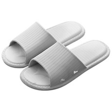 簡約防臭彈力浴室防滑家居拖鞋【JJ0551】, 灰色, 260-270