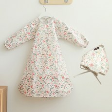 베이비클로 자기주도 이유식 식탁일체형 방수 턱받이+두건 세트, 1개, 긴팔형,일반형,핑크밤비, 1개