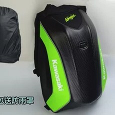 오토바이 백팩 가방 헬멧 바이크 배낭 수납 표준형 검정 라이딩 방수, 1, F. 가와사키 No. 라벨
