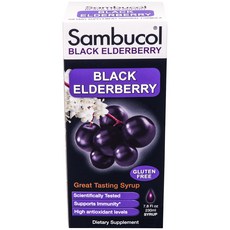 Sambucol 黑接骨木莓果糖漿, 1個, 230毫升