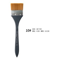 喬爾喬內板刷筆 - 尼龍板刷、水彩壓克力油畫底紋刷、多功能畫筆, 1個, 10號