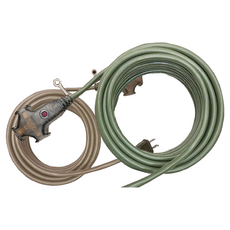 露營中毒本鋪 動力延長線 露營動力線 5米/10米/15米 戶外露營必備, 軍綠,5米(15尺), 1個