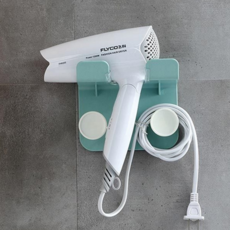 드라이기 거치대 벽걸이 욕실용 헤어 헤어 드라이기 거치대 무타공 정리용 홀더 수납, 동글이 거치대_핑크