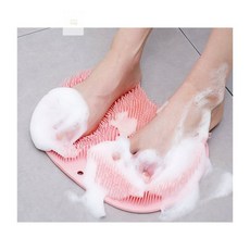 차곡담디자인 발세척 실리콘 브러쉬 목욕용품, 핑크