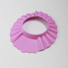 兒童洗頭帽 嬰兒幼兒浴帽 洗髮帽 剪髮帽 寶寶洗頭神器, 1個, 無護耳 洗頭帽(袋裝), 粉色
