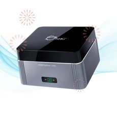 SIIG HDMI 선택기 셀렉터 프리미엄 1x2 분배기 4K 60HZ HDR EDID 18Gbps QI