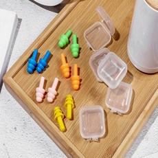 실리콘 귀마개 소음 공부 사격, 2개, 상세표기