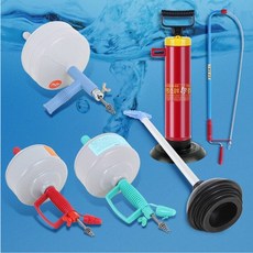 변기 배관 슬러지 청소 막힘 뚫어뻥 관통기 물내리기 화장실, 이중 압축기