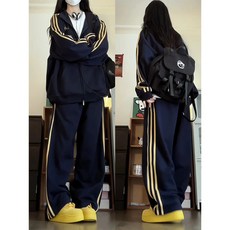 【300斤巨顯瘦】大碼運動套裝 女運動服 休閒套裝 跑步服 韓版時尚 胖mm專屬 秋季寬鬆兩件套 高彈透氣 遮肉顯瘦